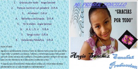 CARATULA DEL CD DE ANGELA "ANGIE" SANCHEZ